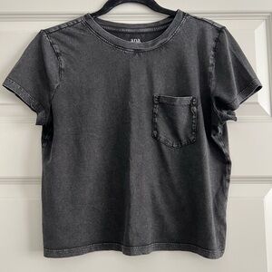 a.n.a Charcoal Ribbed T-Shirt